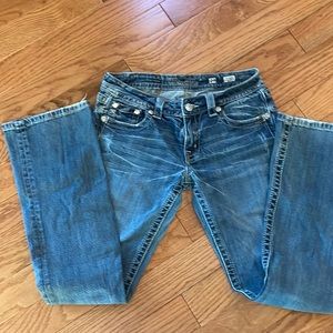 Miss Me size 29 boot cut regular length. Style code: JP5748BV